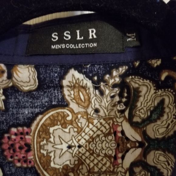 SSLR Men's button up shirt size M - Picture 3 of 5